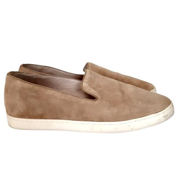 Birdies The Swift Shell Sneakers Sand Genuine Suede Slip On Shoes Womens 10.5 - Picture 6 of 13